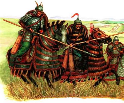 Воины киргизского каганата