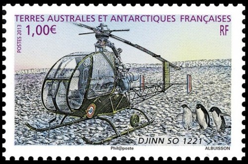 1221 на почтовой марке Французских территорий в Антарктике