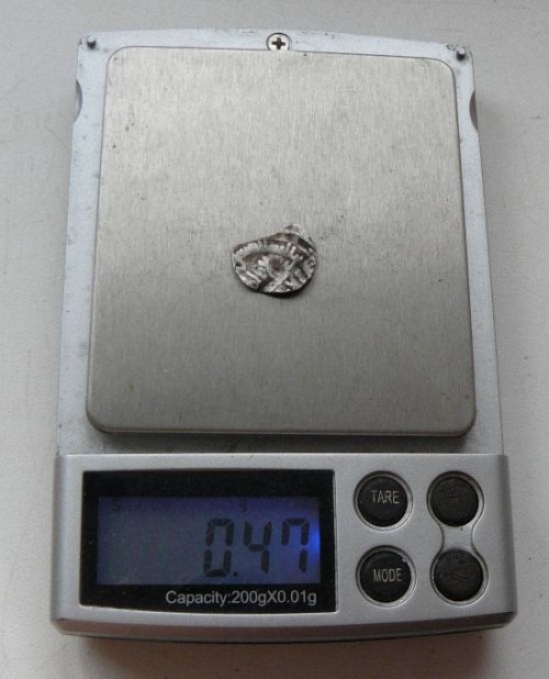 чешуя серебро 0,47гр вес