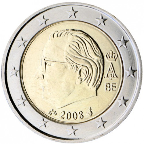 Belgium 2 Euro Coin 2008 1910 153033440831965