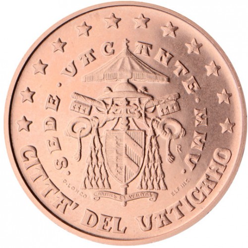 Vatican 5 Cent Coin 2005 Sede Vacante MMV 2800400 153034264364183