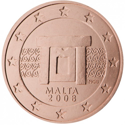 Malta 2 Cent Coin 2008 70040 153033813779642