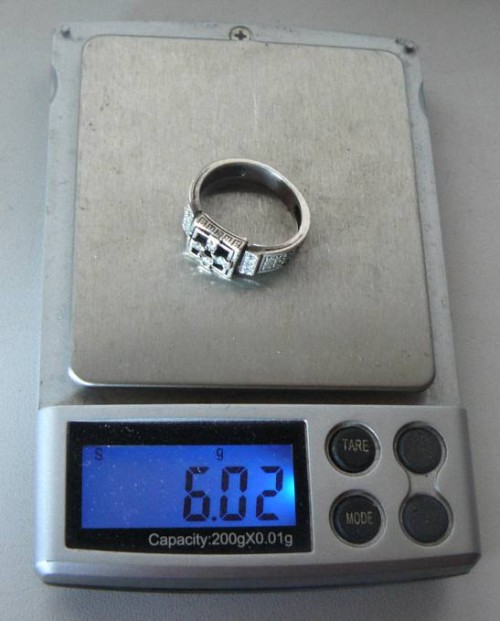 перстень с крестом 6,02гр вес