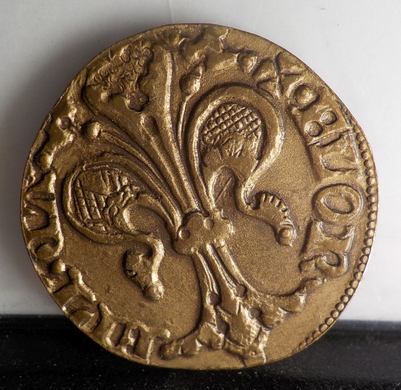 Монета золотой флорин 1252
