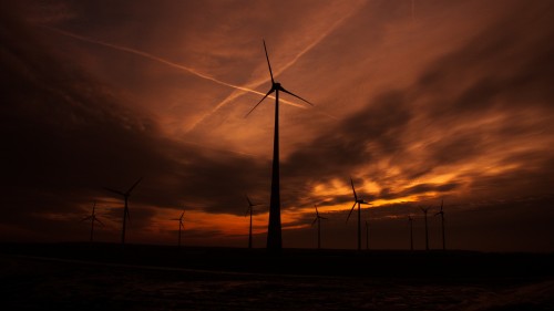windmill sunset evening shadow 5k xa 5120x2880