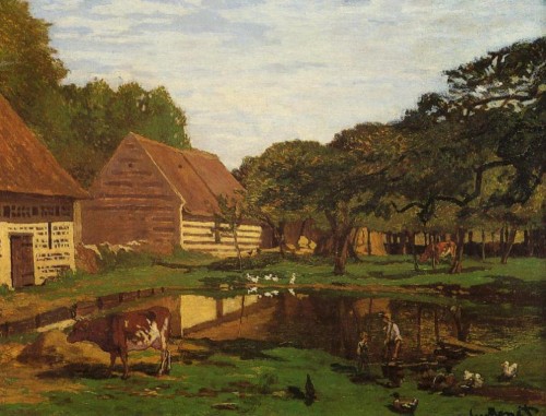 3Клод Моне. Ферма в Нормандии. 1861г