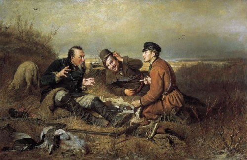 Перов Василий Григорьевич Охотники на привале. 1871