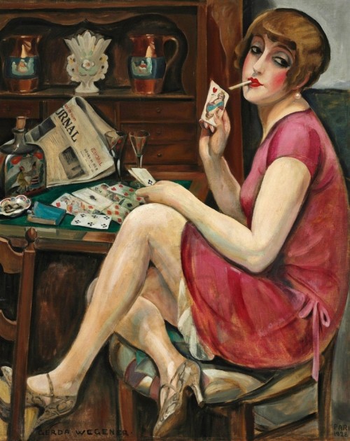 Герда Вегенер Дама червей (Лили) 1928