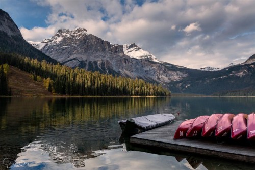 kanada emerald lake yoho national park british columbia les