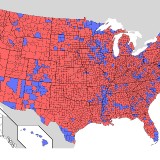 US_presidential_election_2004_results_by_county