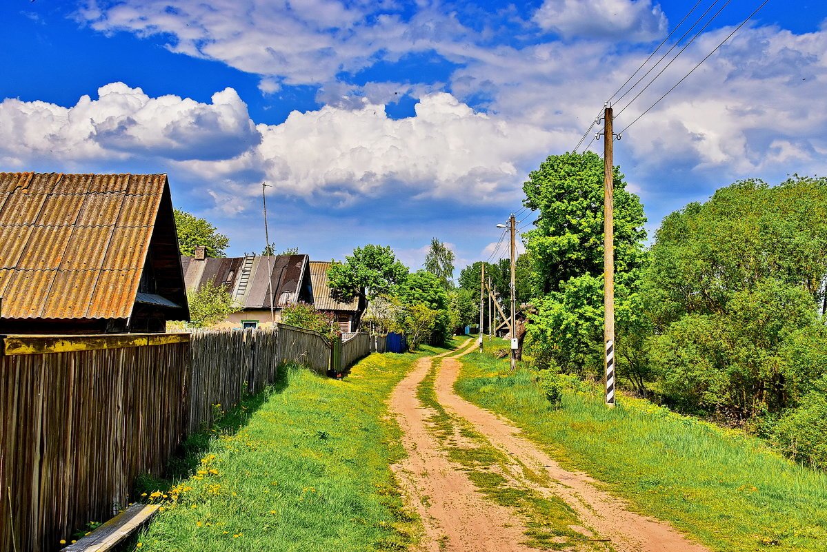 Вид на всю деревню был очень красив. Деревня Экимань Витебская область. Деревенский домик. Лето в деревне. Красивая деревня.