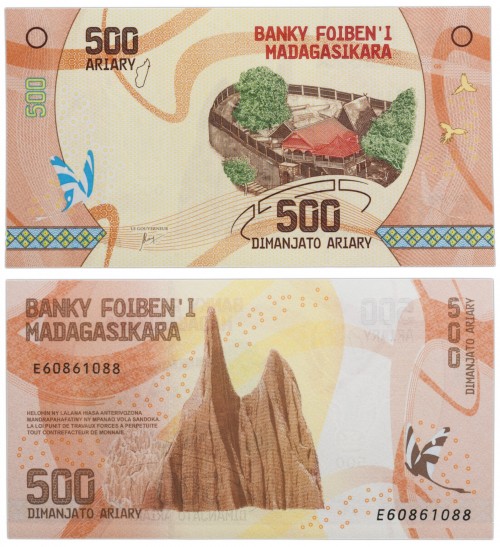 Мадагаскар 500 ариари 100р