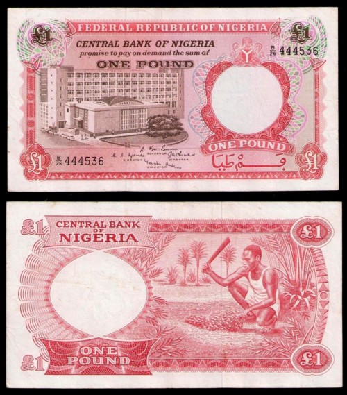 Нигерия 1 фунт 460р