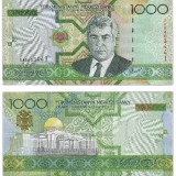 TURKMENISTAN-1000-MANAT-2005--150R