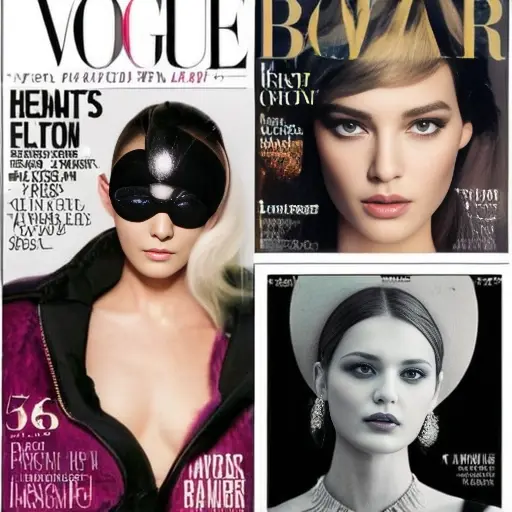 Модные журналы: Vogue, Harper's Bazaar, Elle, Cosmopolitan